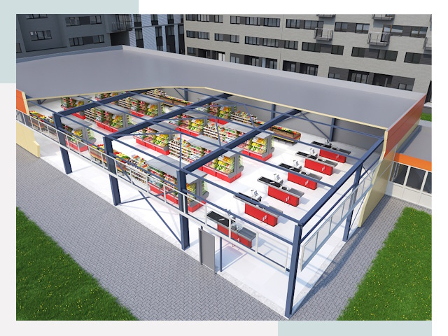 Строительство магазинов в Ялта от 613 руб. за м²