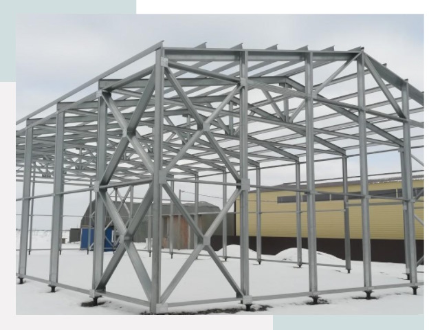 Каркасные ангары в Ялте