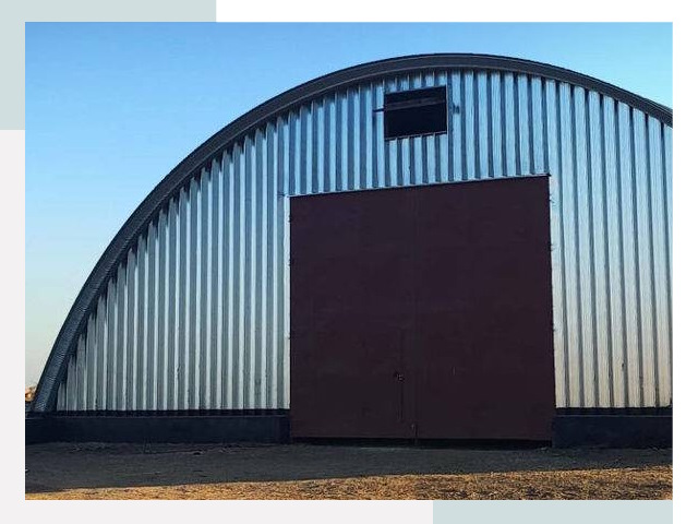 Бескаркасные ангары в Ялте