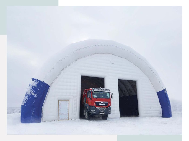 Мобильные ангары в Ялте