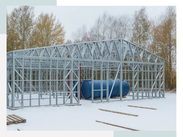 Металлические ангары в Ялте