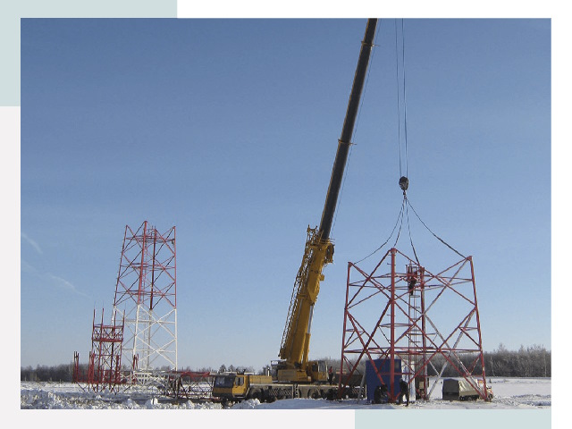 Монтаж вышек связи в Ялте