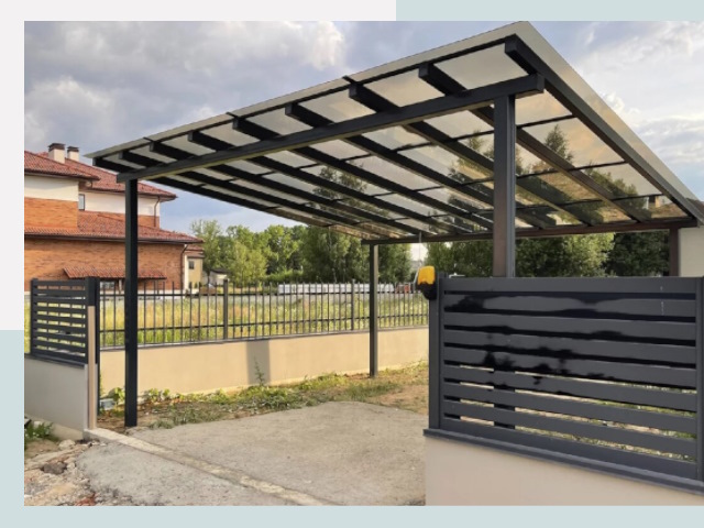 Металлические навесы в Ялта от 613 руб. за м²