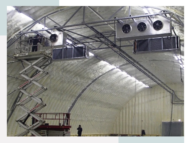 Оснащение ангаров в Ялте