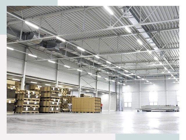 Освещение ангаров в Ялте