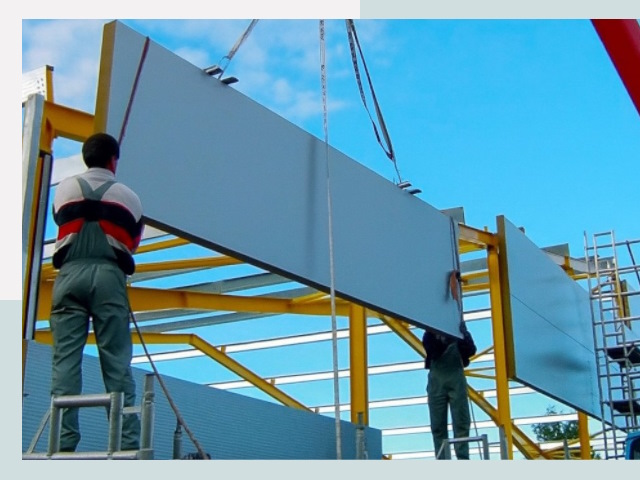 Монтаж сэндвич-панелей в Ялте от 613 руб.