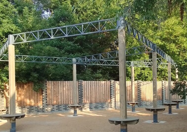 Терраса из металлоконструкций под ключ, проектирование, изготовление и монтаж от СтальСтрой-Ялт